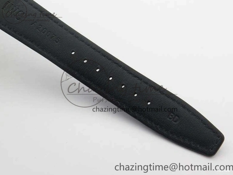 MIROTIME 0524 MoistureWicking Portuguese IW371491 ZF 1:1 Best Edition SS Blue Dial On Leather Strap A79350 (Slim Movement) V 7221
